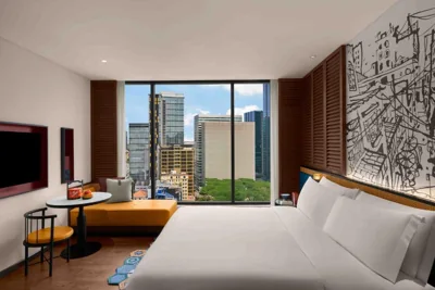 Chambre King Standard avec vue — Hotel Indigo Saigon the City by IHG