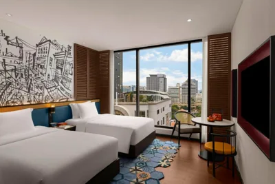 Chambre Twin Standard avec vue sur la ville — Hotel Indigo Saigon the City by IHG
